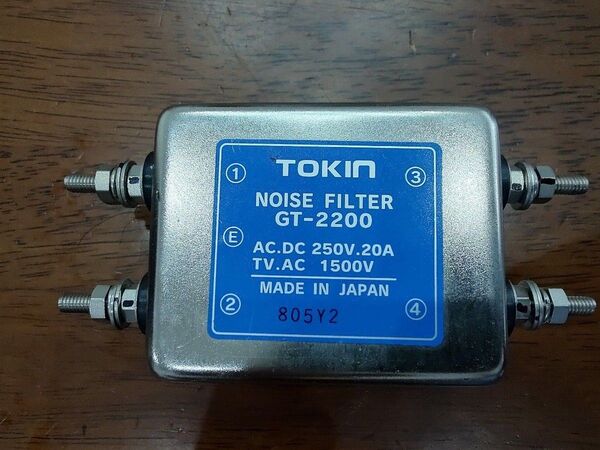 トーキン / TOKIN EMC / ノイズ対策部品 ノイズフィルタ GTシリーズ ネジ端子 GT-2200 中古美品