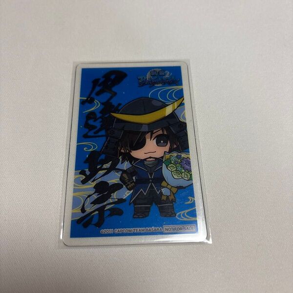 戦国BASARA プリンセスカフェ ホワイトデー 特典 クリアカード 伊達政宗