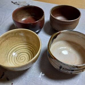 抹茶碗 4個
