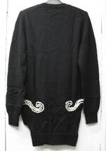 ギャルソン プリュス ： ニット 刺繍入り モヘヤ ロング カーディガン 新品 （ セーター COMME des GARCONS HOMME PLUS knit cardigan_画像2