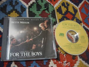 90's 音楽デイヴ・グルーシン サントラ ベット・ミドラー Bette Midler（CD)/ 『フォー・ザ・ボーイズ』（原題：For the Boys