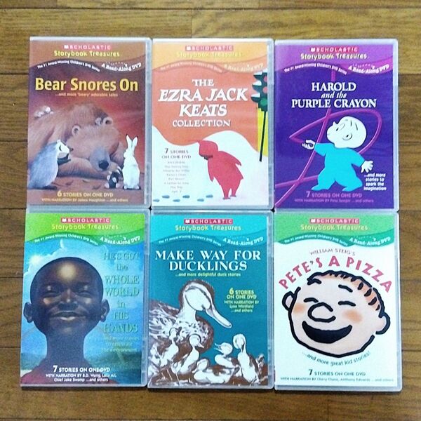 SCHOLASTIC Storybook Treasures DVD6巻 計40話