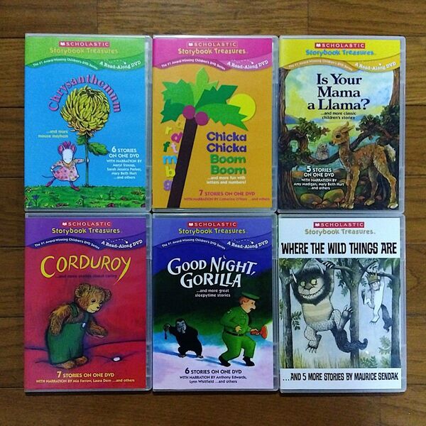 SCHOLASTIC Storybook Treasures DVD6巻 計37話