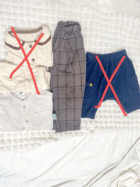 80-90サイズ 男の子 まとめ売り パンツ セーラー服 韓国子供服
