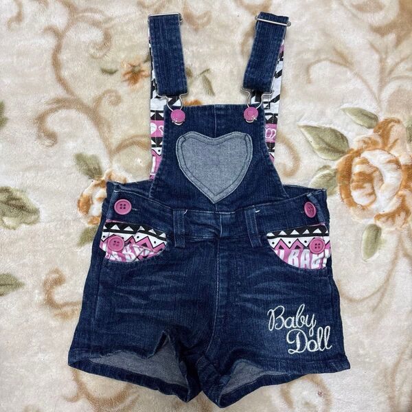 オーバーオール サロペット デニム キッズ 子供服 ベビードール 春 夏 baby doll サイズ90【値下げ】
