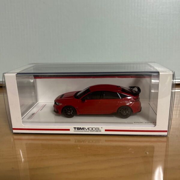 新品未開封 1/43 TSMモデル FL5 ホンダ シビック TYPE R 2023 左ハンドル ラリーレッド