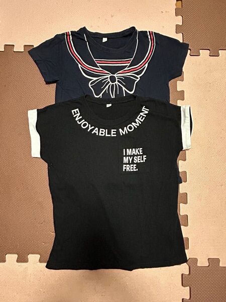 半袖Tシャツ 夏服 女の子 140㎝ 2枚セット