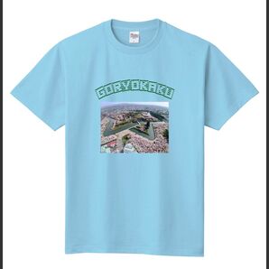 Tシャツ 五稜郭の桜景色 Lサイズ