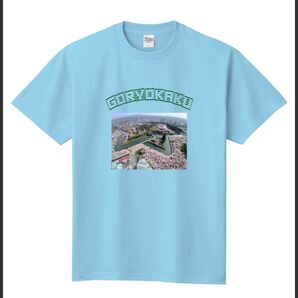 Tシャツ 五稜郭の桜景色 Mサイズ