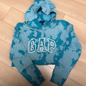 GAP タイダイ パーカー クロップトップ レディース