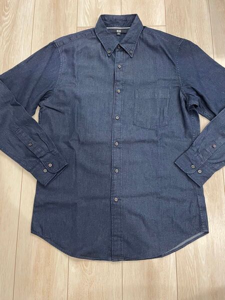 UNIQLO デニムシャツ 長袖シャツ M