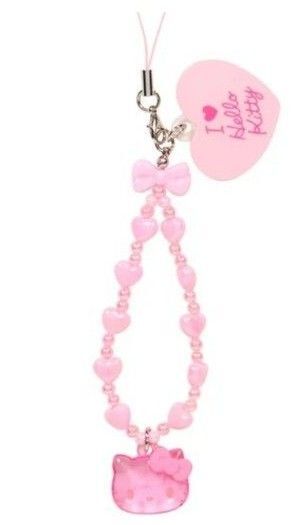 Sanrioサンリオ I Love Hello Kitty シークレットストラップ ピンク×クリアピンク