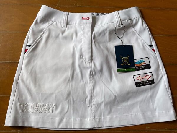 TOMMY HILFIGER レディース ゴルフスカート ホワイト