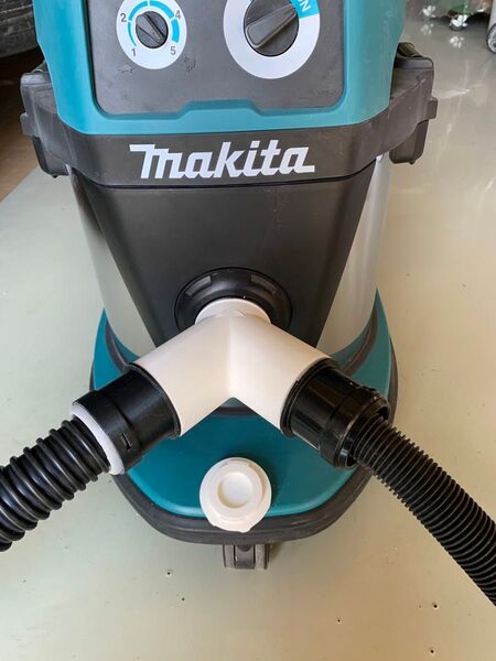 マキタ集塵機専用二又接続管とメクラキャップのセット