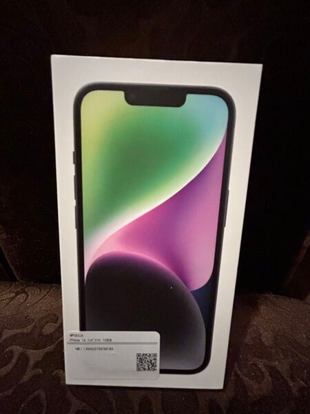 iPhone 14 128GB パープル 箱 付属品ライトニングケーブル
