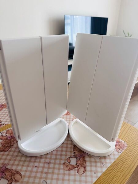 【美品】三面鏡 女優ミラー 化粧鏡 ×2点