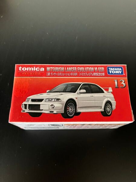 トミカ トミカプレミアム 13 三菱 ランサーエボリューション Ⅵ GSR 発売記念仕様