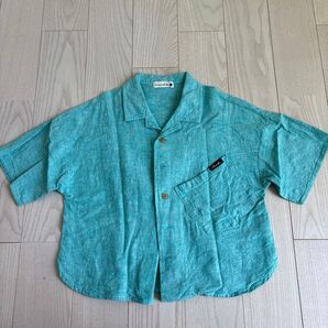 branshes 半袖シャツ エメラルドグリーン 110サイズ