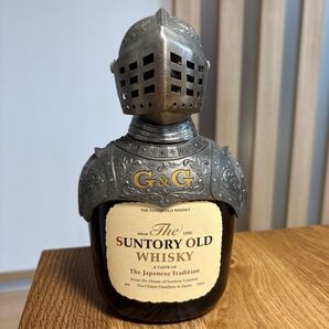 サントリーオールド 未開封 騎士 甲冑 ウイスキー ボトルカバー