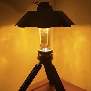 【新品未使用】LEDライト キャンプランタン シェード スタンドセット