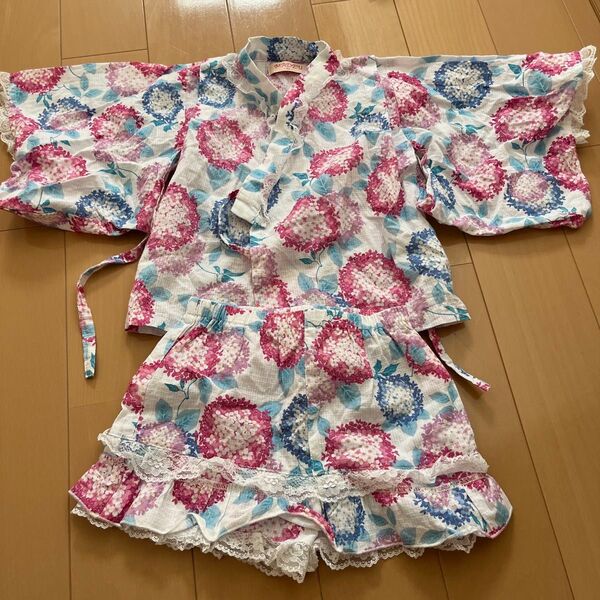 浴衣ドレス 甚平 90cm