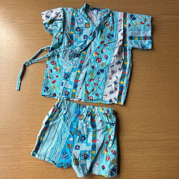 甚平 ベビー 夏祭り お祭り柄 80 上下セット