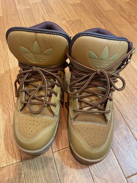 adidas スニーカー 26cm ブラウン ハイカット