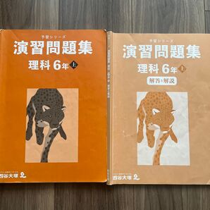 予習シリーズ演習問題集理科6年上 問題解答解説セット ※2割ほど書き込みがあるため格安でお譲り致します