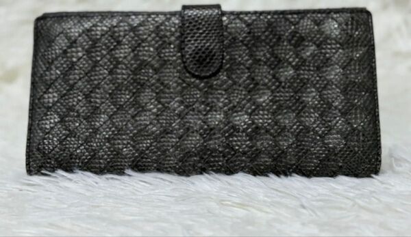 BOTTEGA VENETA ボッテガヴェネタ 財布 シルバー ゴールド リザード イントレチャート 極希少 廃盤品
