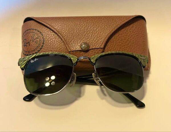 Ray-Ban レイバン サングラス 希少カモフラ柄 クラブマスター RB3016