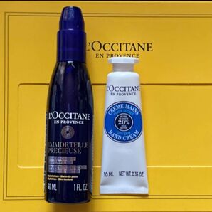 【新品未使用】 L'OCCITANE ロクシタン①IMプレシューズエンリッチフェイスウォーター30mL②シアハンドクリーム10mL