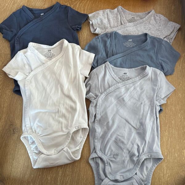 H&M ベビー肌着 6-9M 5枚セット まとめ売り