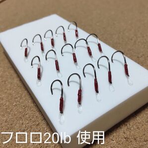 ライトゲーム用ループ付フック(チヌ針3号)ショートタイプ