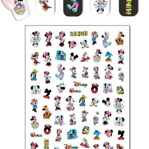 ディズニー ミッキー ミニー ネイルシール