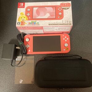 Nintendo Switch Lite あつまれどうぶつの森柄 美品