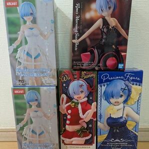 Re:ゼロから始める異世界生活 レム フィギュア5体セット