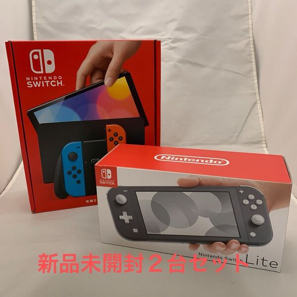 新品未使用未開封 任天堂 switch & switch lite 2台セット HEG-S-KABAA HDH-S-GAZAA