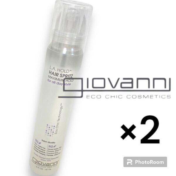ジョバンニ giovanni LA【2本】ホールド ヘアスプリッツスプレー