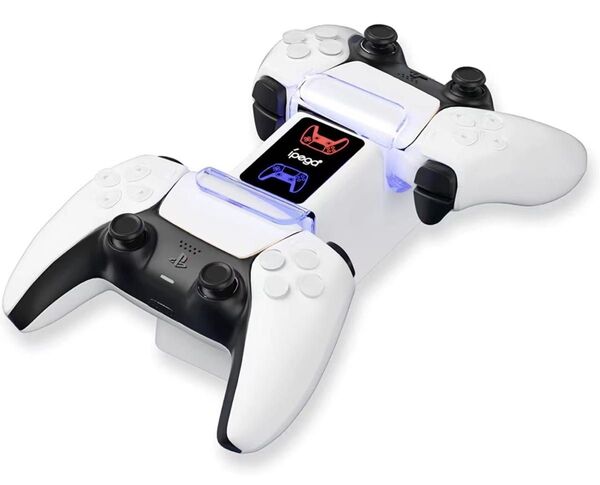 純正PS5コントローラー対応な ps5充電器 任天堂 急速充電 充電と収納を両立できる インテリジェント保護 LED指示ライト