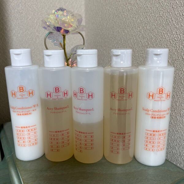 HBH アクティシャンプーL スカルプコンディショナーW-X 5本 200ml