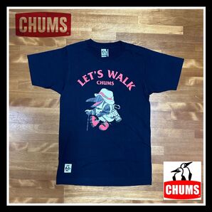 美品『チャムスプリントTシャツ』レディースXS