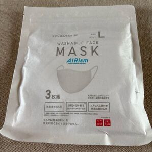 ユニクロ エアリズムマスク 白 ホワイト L