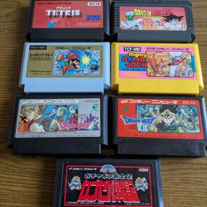 ファミコンソフト7本セット まとめ売り レトロゲーム