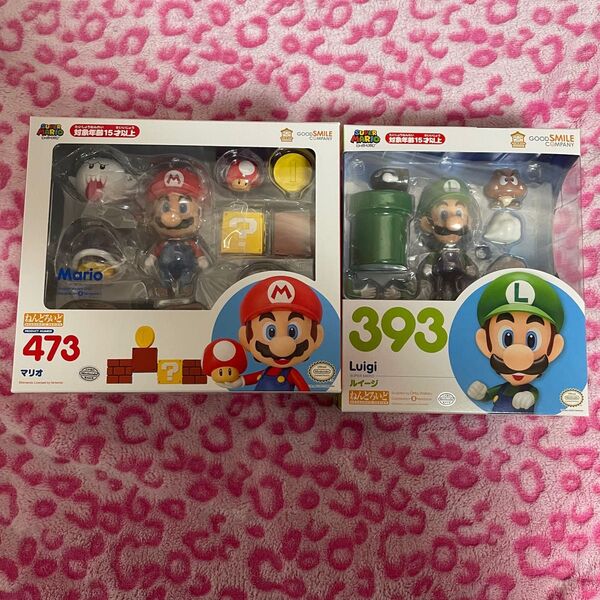 ねんどろいど スーパーマリオ ルイージ マリオ セット フィギュア