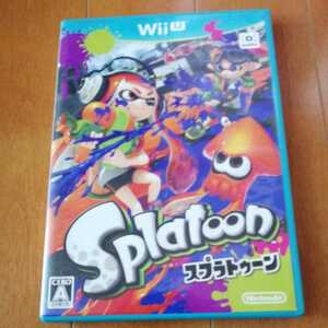 Wii U スプラトゥーン　Splatoon JPN　WiiU　盤面綺麗　即決　動作確認済み