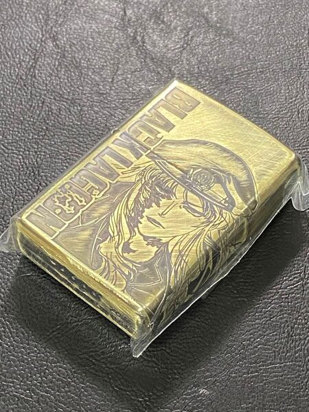 特価品 zippo ブラックラグーン バラライカ 3連続加工 ゴールド 希少モデル 2024年製 BLACK LAGOON