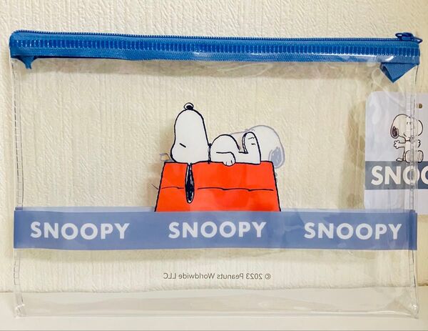 スヌーピー ウッドストック ポーチ 1点 平型ポーチ ペンケース ビニールポーチ SNOOPY ピーナッツ 新品未使用