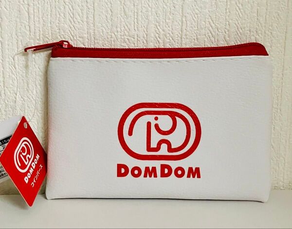 ドムドムハンバーガー どむぞうくん コインパース コインケース ポーチ 小物ケース DOMDOM 新品タグ付き 未使用 匿名配送