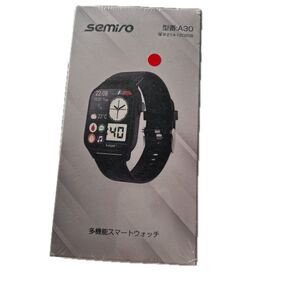 Semiro A30 スマートウォッチ 多機能 着信通知 心拍計 防水