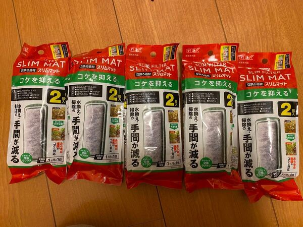 合計10個GEX ジェックス ベストロカ コケを抑えるスリムマット 2個入 5袋